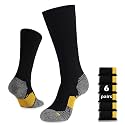 WANDER 3-6 Pairs Men's Athletic Run Cushion Over-the-Calf Tube Socks