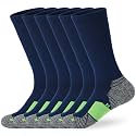 WANDER 3-6 Pairs Men's Athletic Run Cushion Over-the-Calf Tube Socks