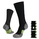 WANDER 3-6 Pairs Men's Athletic Run Cushion Over-the-Calf Tube Socks