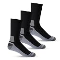 WANDER Merino Wool Crew Socks 3 Pairs Lightweight Cushion Boot Sock