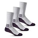 WANDER Merino Wool Crew Socks 3 Pairs Lightweight Cushion Boot Sock