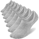 WANDER No Show Socks Mens 7 Pair Thin Non Slip Invisible Cotton Durable Sox