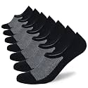 WANDER No Show Socks Mens 7 Pair Thin Non Slip Invisible Cotton Durable Sox