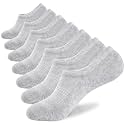 WANDER No Show Socks Mens 7 Pair Thin Non Slip Invisible Cotton Durable Sox