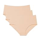WANDER Womens Seamless Hipster Underwear 3-Pack Invisible No Show Brief
