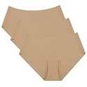 WANDER Womens Seamless Hipster Underwear 3-Pack Invisible No Show Brief