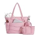 Wandering Nature Tote Bag for Women, Puffy Handbags for Work, Travel, Nurse
