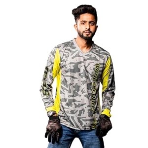 wanderlooms zesty camo jersey tshirt for men  graphic printed riding jersey for bikers  sports tshirt for men  stylish full sleeve sweatshirt for man  v neck cycling jersey