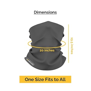 wanderlooms polygiene odour-free himalayan summit winter unisex bandana for hair  antibacterial amp breathable bandana for men bike multipurpose face mask neck gaiter amp lightweight headwrap