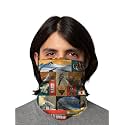 WANDERLOOMS Polygiene Odour-Free UV Protection Unisex Bandana for Men Hair | Antibacterial &amp; Breathable Bandana for Men Bike |Multipurpose Face Mask, Neck Gaiter &amp; Lightweight Headwrap
