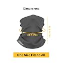 WANDERLOOMS Polygiene Odour-Free Himalayan Summit Winter Unisex Bandana for Hair | Antibacterial &amp; Breathable Bandana for Men Bike |Multipurpose Face Mask, Neck Gaiter &amp; Lightweight Headwrap