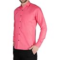 Mens Slim fit Solid Casual Cotton Shirt