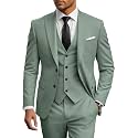 Wangyue Men's Suits 3 Piece Slim Fit Wedding Suits for Men Formal Business Suit Party Prom Tuxedo