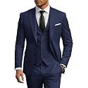 Wangyue Men's Suits 3 Piece Slim Fit Wedding Suits for Men Formal Business Suit Party Prom Tuxedo