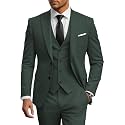 Wangyue Men's Suits 3 Piece Slim Fit Wedding Suits for Men Formal Business Suit Party Prom Tuxedo