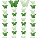 Wanna Party 3D Butterfly Green String Decoration/Paper Party Garland Streamers Party Decorations for Home Decor Baby Shower Birthday Nursery Wedding Holiday Wall Hanging Decorations -1 PC