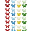 Wanna Party 3D Butterfly Multicolor String Decoration/Paper Party Garland Streamers for Home Decor Baby Shower Birthday Nursery Wedding Holiday Wall Hanging Decorations -6 Ft-Set of 4