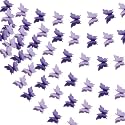 Wanna Party 3D Butterfly Purple String Decoration/Paper Party Garland Streamers Party Decorations for Home Decor Baby Shower Birthday Nursery Wedding Holiday Wall Hanging Decorations-1 PC