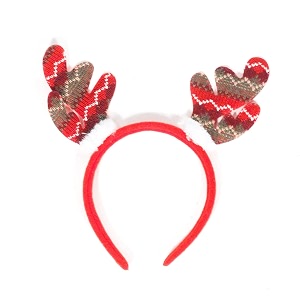 wanna party brown amp red reindeer headband deer antler hairband for christmas party hair accessories for girls
