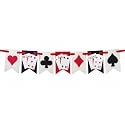 Wanna Party Cards Party Glitter Paper Banner/Casino Banner for Diwali Cards Party Decoration Items