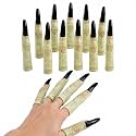 Wanna Party Fake Fingers with Long Nails, Halloween Props Decoration Supplies (10 Pieces)