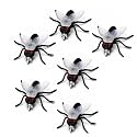 Wanna Party Fake House Fly Glow in Dark – 6PC | Realistic Insect Prank Props for Halloween Decoration | Creepy Bug Toys for Haunted House, Costume Party, Photo Props &amp; Spooky Decor