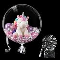 Wanna Party Large Clear Bobo Balloons for Stuffing, Extra-Wide Mouth Transparent Balloons, 22–26 Inch for Birthday, Anniversary, Valentine’s Day, Baby Shower &amp; Party Decoration