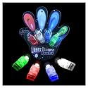 Wanna Party LED Party Finger Ring Lights (Pack of 4) - Ultimate Glow Party Favors for Kids and Adults - Light Up Finger Rings for Parties, Halloween, Raves, Concerts