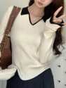 WANQUILA Casual Solid Women Beige Top