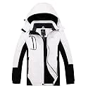 Wantdo Women's Mountain Waterproof Ski Jacket Windproof Rain Jacket Winter Warm Hooded Coat