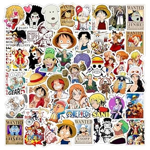 wanted anime vinyl self-adhesive sticker for adults multicolor stickers for laptop journal guitar mobile - waterproof residue free