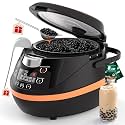 WantJoin Boba Cooker Machine - Commercial 8L Boba Cooking Pot Automatic Pearl Warmer Machine for Tea Milk Tapioca Pearls, 110V 1350W
