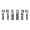 M8 x 25mm Titanium Ti Bolt with Washer for BMX Cycling Stem Pack of 6