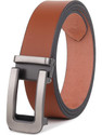 WARCKS Men Formal Tan Genuine Leather Belt