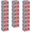 Wardrobe Organizer for Clothes BMG Import Export Cloth Storage Bag with Zipper Clothes Organizer with Transparent Window Non Wowen Material Cloth Cover for Saree Lehengha Shuit Dress Grey (Pack of 23)