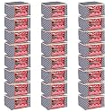 Wardrobe Organizer for Clothes BMG Import Export Cloth Storage Bag with Zipper Clothes Organizer with Transparent Window Non Wowen Material Cloth Cover for Saree Lehengha Shuit Dress Grey (Pack of 24)