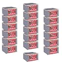 Wardrobe Organizer for Clothes BMG Import Export Cloth Storage Bag with Zipper Clothes Organizer with Transparent Window Non Wowen Material Cloth Cover for Saree Lehengha Shuit Dress Grey (Pack of 19)