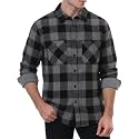 WARHORSEE Flannel Shirt for Men Long Sleeve Button Down Plaid Shirts