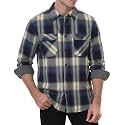 WARHORSEE Flannel Shirt for Men Long Sleeve Button Down Plaid Shirts