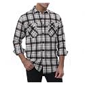 WARHORSEE Flannel Shirt for Men Long Sleeve Button Down Plaid Shirts