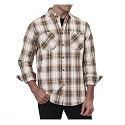 WARHORSEE Flannel Shirt for Men Long Sleeve Button Down Plaid Shirts