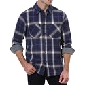 WARHORSEE Flannel Shirt for Men Long Sleeve Button Down Plaid Shirts