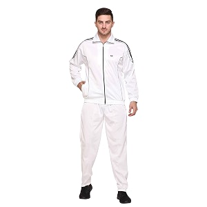 warm up men polyester track suit