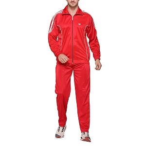 warm up men polyester track suit