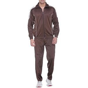 warm up men polyester track suit