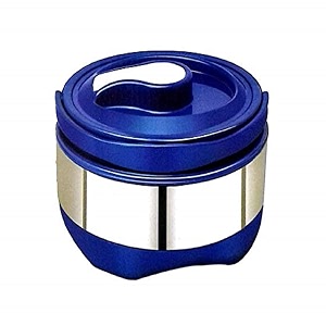 warmeo fusion stainless steel insulated casserole with lid 2000ml 1pcs silver