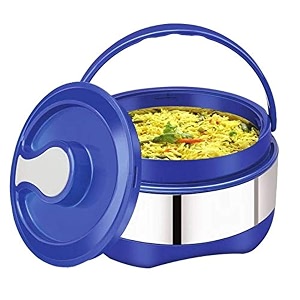 warmeo fusion stainless steel insulated casserole with lid 3000ml 1pcs silver