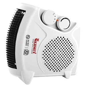 warmex electric portable fan room heater for home winter  dual heating mode 10002000 watts with overheat protection  no oxygen burning isi certified with 1 year warranty by warmex