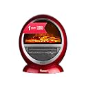 Warmex Bonfire Room Heater for Home | Fast Heating with 2 Heat Setting 750/1500 W |Ideal for Bedroom and Office| Silent Operation for Small Space |Oscillation & Fan Mode Safety Features (Red & Silver)