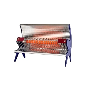 warmex flashy ceramic rod heater for home  1000w ceramic heater for winter  fine reflector  nickel chrome mesh  adjustable thermostat  electric fan heater  1 year warranty